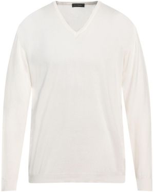 C.C. BROTHERS Sweater Mako Cotton - White