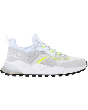 Voile Blanche Light Sneakers Soft Leather, Textile Fibers - White