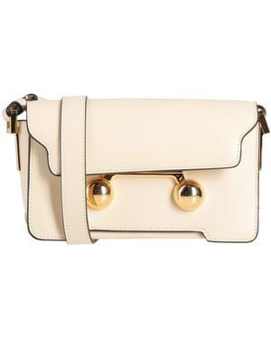 Marni Cross-Body Bag Cow Leather, Brass, Steel - Natural