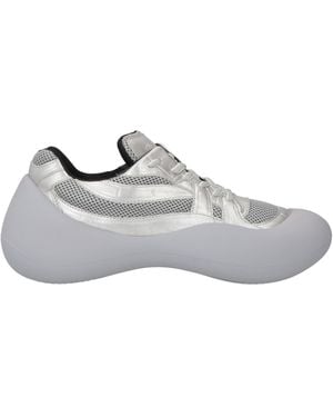 JW Anderson Sneakers Leather, Textile Fibers - White