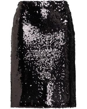 ATELIER LEGORA Mini Skirt Polyester, Polyamide - Black