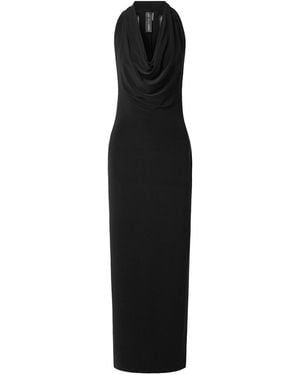Norma Kamali Vestido Largo - Negro