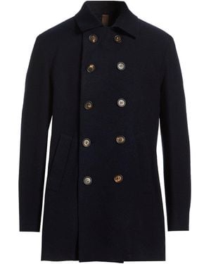 Eleventy Midnight Coat Wool - Blue