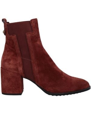 Tod's Ankle Boots - Red