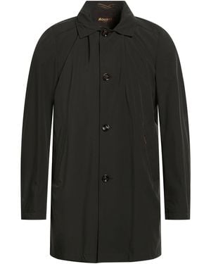 Moorer Overcoat & Trench Coat - Black