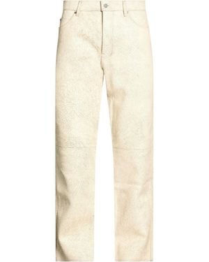 Guess Pants Lambskin - Natural