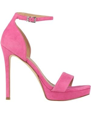 MICHAEL Michael Kors Fuchsia Sandals Lambskin - Pink