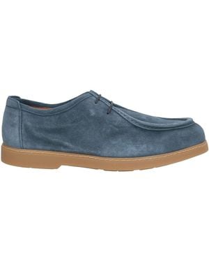 Doucal's Lace-Up Shoes - Blue