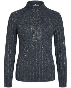 Ermanno Scervino Turtleneck Virgin Wool, Acrylic - Blue