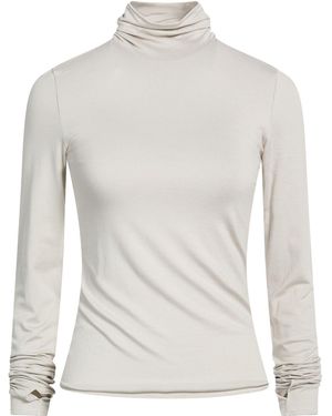 Majestic Filatures Light T-Shirt Viscose, Elastane - White