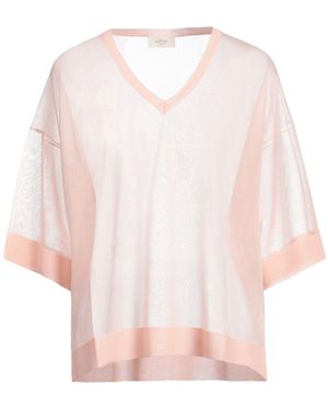 Altea Lightweight V-Neck Sweater - Pink
