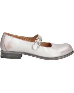 Moma Ballet Flats - White