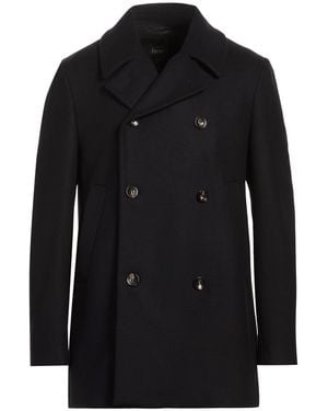 Hevò Midnight Coat Virgin Wool - Black