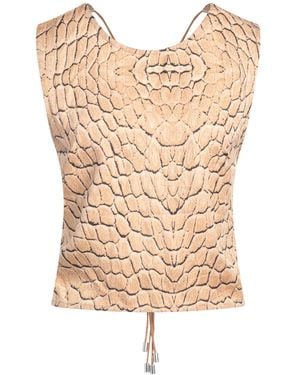 One Teaspoon Camel Top Viscose - Natural