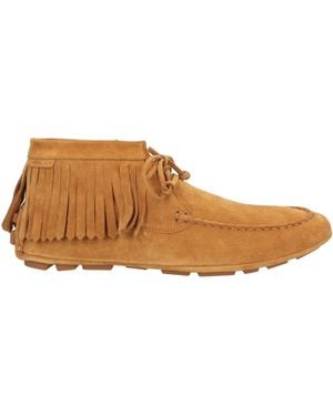 Bally Camel Ankle Boots Calfskin - Brown