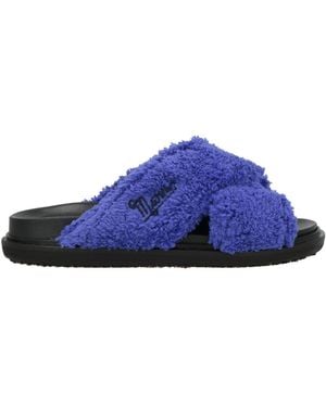 Marni Sandals Textile Fibres - Blue