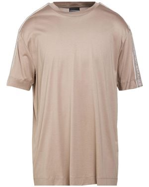 Emporio Armani T-Shirt Lyocell, Cotton - Natural