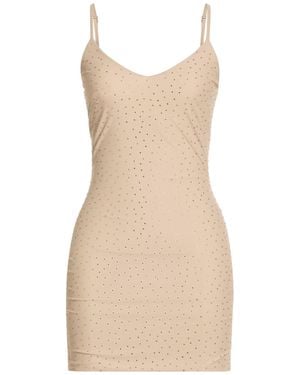 No Secrets Mini Dresses - Natural
