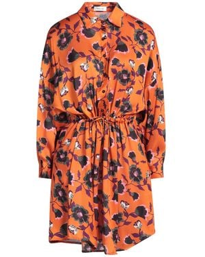 Replay Mini Dress Polyester - Orange