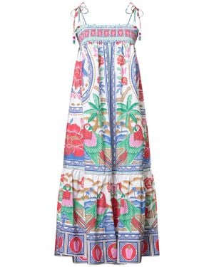 FARM Rio Robe Midi - Blanc