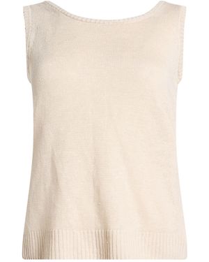 Max Mara Top Linen - Natural