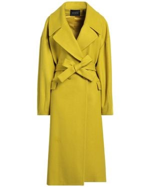 ACTUALEE Coat Polyester, Acrylic, Wool - Yellow