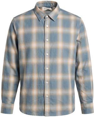 Second Layer Shirt Cotton, Viscose - Blue