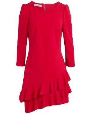 Rinascimento Mini Dress Polyester, Elastane - Red