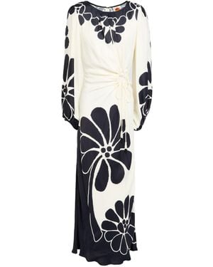 FARM Rio Ivory Maxi Dress Cotton - White