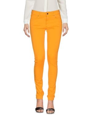 Twinset Pants Cotton, Elastane - Orange