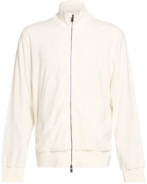 Canali Sweatshirt Cotton - White