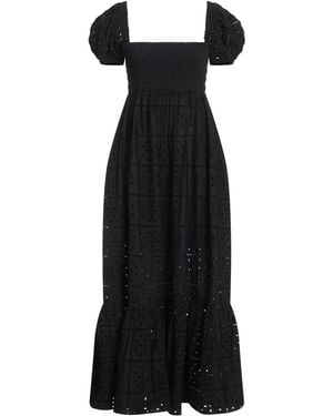 Ganni Maxi-Kleid - Schwarz