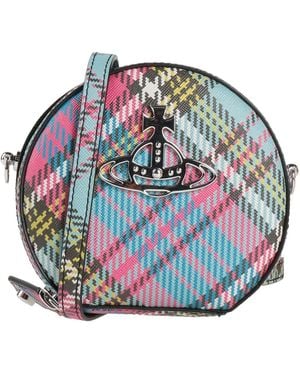 Vivienne Westwood Cross-Body Bag Textile Fibres - Blue