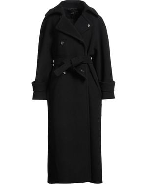 Isabel Benenato Coat Virgin Wool, Polyamide - Black