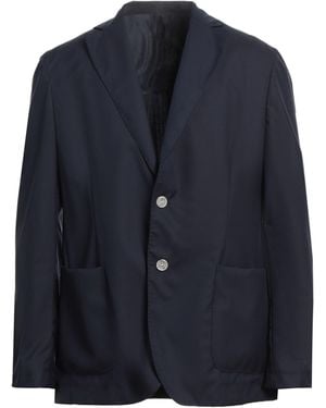 Barba Napoli Midnight Blazer Virgin Wool - Blue