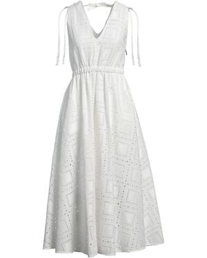 MSGM Midi Dress - White