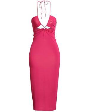 MC2 Saint Barth Midi Dress Viscose, Elastane - Pink