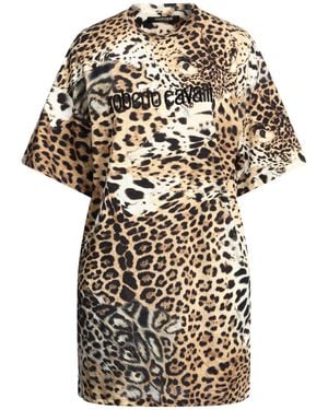 Roberto Cavalli Mini Dress Cotton - Multicolor
