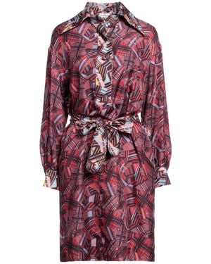 Mantero 1902 Vestito Corto - Rosso