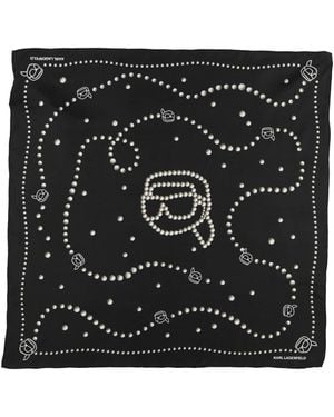 KARL LAGERFELD Écharpe - Noir