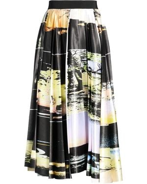 MSGM Midi Skirt Polyester - Black