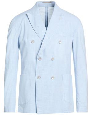AT.P.CO Blazer Cotton, Linen - Blue