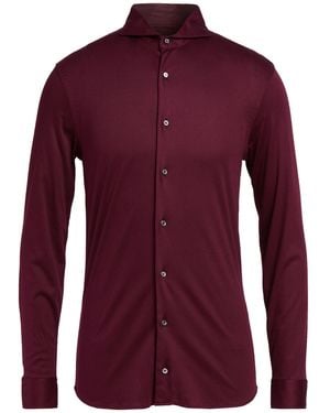 Van Laack Shirt Cotton - Purple