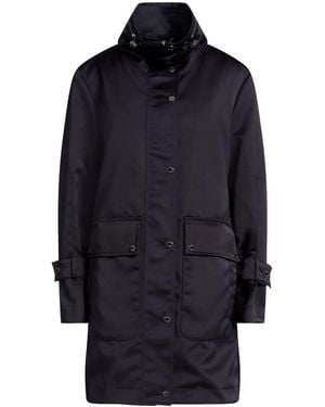 Moorer Overcoat & Trench Coat - Blue