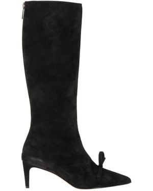 Red(V) Boot Leather - Black