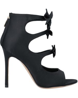 Luciano Padovan Sandals Textile Fibers - Black