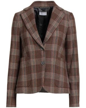 Kiltie Blazer Virgin Wool, Polyester, Polyamide, Viscose, Elastane - Brown