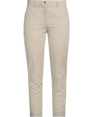 19.70 Nineteen Seventy Trousers Cotton, Elastane - Natural
