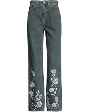 ROTATE BIRGER CHRISTENSEN Jeans Cotton - Gray