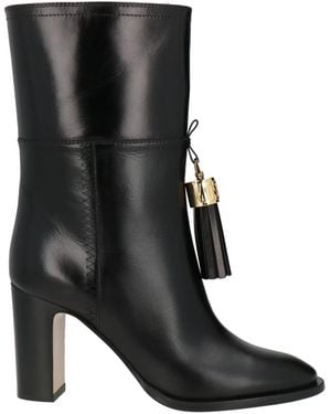 Moschino Ankle Boots Calfskin - Black